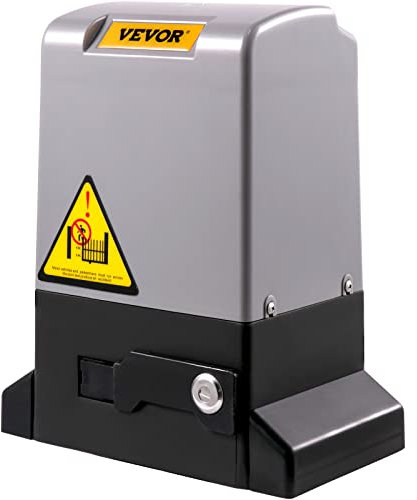 VEVOR Schiebetoröffner 1800 kg 5 m Automatisches Schiebetor mit 4 Fernbedienungen und APP-Steuerung, Elektrischer Rolltormotor für Einfahrten Komplettes Hardware-Sicherheitssystem-Kit für Torantriebe