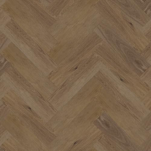 Hochwertiger Klick-Vinylboden Dunkle Frisco Eiche im Fischgrät-Design, 1,402 m²/Paket - Langlebiger Bodenbelag mit natürlichem Holzlook