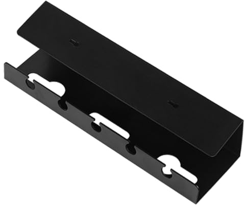 Bandeja de Gestión de Cables para Escritorio - Organizador de Cables de Carga | Portacables Oculto Sin Taladro para Escritorio Gaming y Mesilla