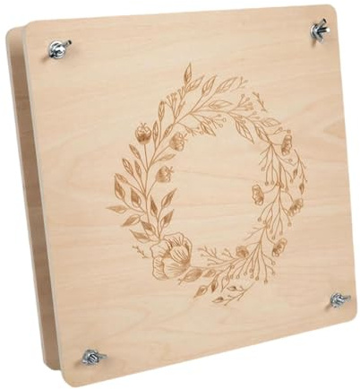 Lljsszr Kit de Prensado de Flores para Adultos, Juego de Secado Rápido de Flores de 18 X 18 Cm, Prensado de Plantas para Regalo, Elegante Decoración del Hogar