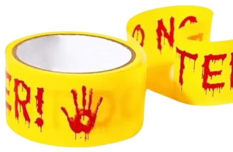 Halloween Prudence Ribbon halloween skrämmande dekorativa tillbehör | Signalband för festdekorationer för skrämmande brottsplatser farliga områden idrottsevenemang och flykt