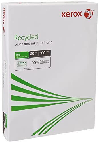 Xerox Recycled Papier 003R91165 - DIN A4 80 g/m² - Kopierpapier für Laserdrucker und Kopierer - aus 100 % Altpapier - 500 Blatt - Grau