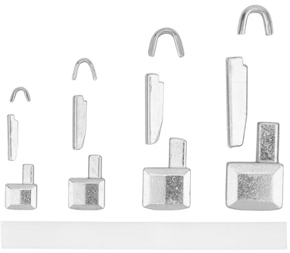 Reißverschluss Reparatur Set, Größe 3 + 5 + 8 + 10, alle RV Größen enthalten, Endstücke oben + unten, Ersatz Zubehör für Reißverschlüsse mit Nylon Zähnen, RV Stopper für oben + unten, Zip Size #3 - 10