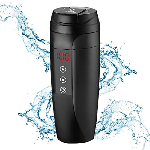 3E Car Kettle Temperature Control Mug Travel Mugs for Hot Drinks Warmer Self Heating Mug - Travel Flask Smart Coffee Mug Insulated Coffee Mug Warmer Tea Maker 12v Water Heater Smart Mug
