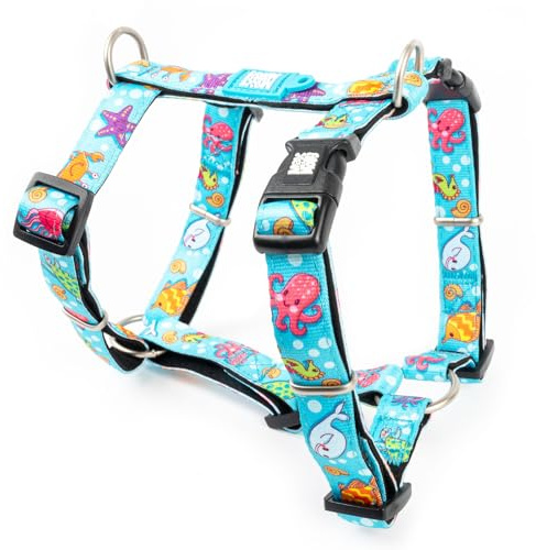 Max & Molly H-Geschirr - Blue Ocean, XS