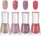 4PCS Nagellack Set - Schnell trocknende & lang anhaltende Nagellack auf Wasserbasis - Nail Polish für DIY Nageldesign (4PCS C Set Nude Style, Normal)
