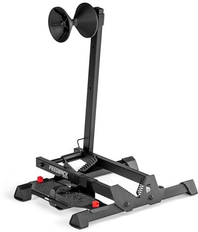 Feedback Sports | Rakk 2.0 E-Bike Storage Rack | Freestanding Floor Electric Bike Stand | with Magnetic Cord Organizer