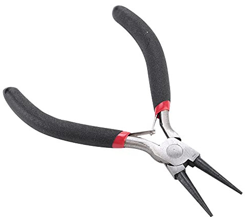 Alicates de Punta Redonda, Alicates para Hacer Joyas, Alicates Profesionales Multifuncionales para Joyería con Cuentas, Alicates para Herramientas Manuales de Bricolaje para
