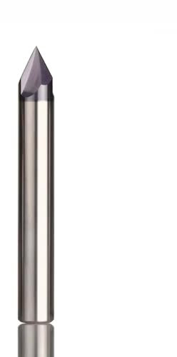 Pangyoo 3-12mm Shank Corner Rounding Chamfer End Mills Deburring Cnc Wood Metal Router Bit Chamfering Milling Cutter Corner Round Over Bit(1PC-ECP3F-D5.0-R90)