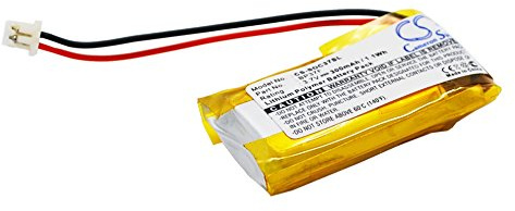 TECHTEK Batterie 300mAh Compatible avec [Dogtra] EF3000 Gold, EF3000 Gold Dog Containment System Collar, IQ, IQ Plus Remote Dog Training Collar remplace BP37F, BP37R FBA