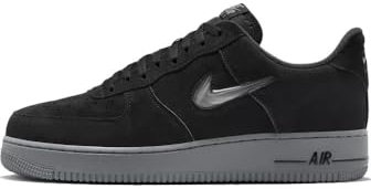 NIKE Herren Air Force 1 Sneaker, Black Cool Grey, 41 EU