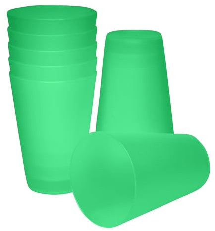 S&S-Shop Mug de 400 ml Couleur et quantité au choix, gobelet en plastique dur pour fête - Mug pour enfants - Gobelets empilables en plastique de 0,4 l, gobelets en plastique réutilisables, gobelets à