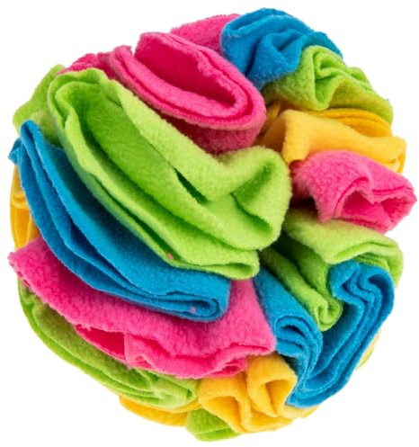 jojofuny Pelotas Olfativas para Mascotas de Polar Fleece para Perros, Juguete de Entrenamiento para Olfatear y Ejercicio Mental, Adecuado para Jugar en Interiores y Exteriores