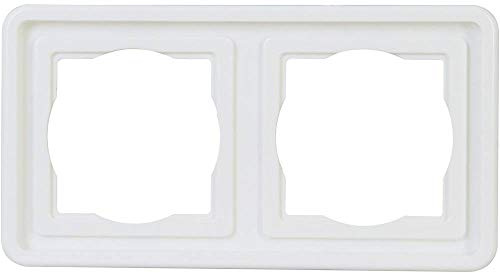Kopp Standard Flush-Mounted Wet Room 2-Way Cover Frame for Vertical and Horizontal Installation UP FR IP44 Arctic White 302402074