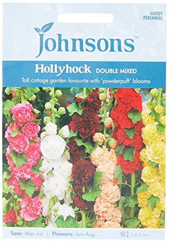 Johnsons 16757 Hollyhock Double Mixed