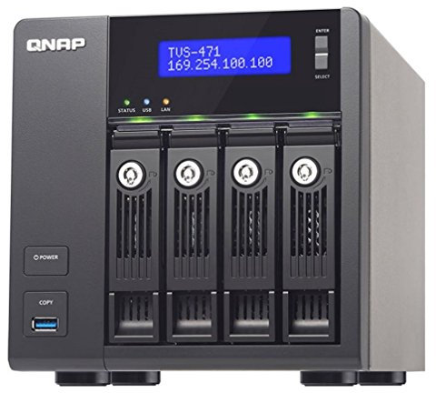 Qnap TVS-471-i3-4G - Servidor de Almacenamiento NAS