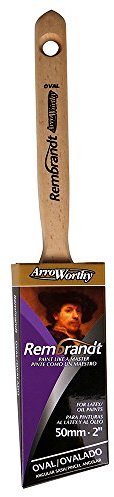 Arroworthy 6420-2 Rembrandt Angle Sash Semi-Oval Brush