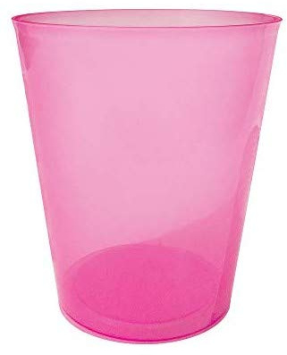 TELEVASO - 75 uds - Vaso Sidra 480 ml Reutilizable Ligero - Polipropileno (PP) - Color rosa - Vaso ecológico Libre de BPA, Ideal para cerveza, cubatas, agua