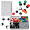 240 Piezas Atom Link Modelo Química Conjunto de Estructura de Órbita de Electrones, Kit de Construcción de Moléculas Química para Estructuras Inorgánicas Y Orgánicas