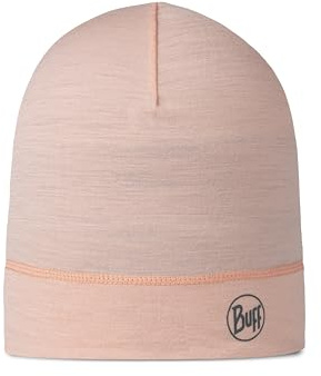 Buff®| Gorro Merino Lightweight Hombre Mujer Adulto Bufanda Multifuncional 100% Lana Merino, Senderismo, Aire Libre, Sostenible, Ligera, Fina, Talla Única, Rosa