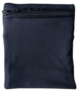 Hperu Billetera de Tobillo Sports Muñeco de la Billetera Tarjetas de Cremallera Almacenamiento Polla de Banda de Sudor Absorbente