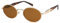 SOJOS Vintage Oval Metall Sonnenbrille Damen Herren Retro Sonnenbrilen mit UV400 Schutz Gold SJ1224