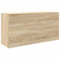 vidaXL Bad-Wandschrank Sonoma-Eiche 80x25x40 cm Holzwerkstoff, Bad-Hängeschrank, Hängeschrank Badezimmer, Wand-Badschrank, Hängeschrank Bad
