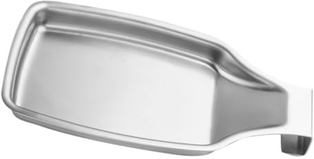 HOMOBABE Portacucharas De Acero Inoxidable Reposacucharas Para Utensilios De Cocina Soporte Para Cucharas Para Cena y Cocina