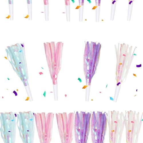 kakoeoa 24PCS Party Blowers-Noisemaker Party Whistles for Kids