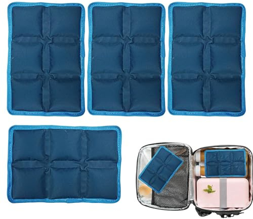 Generisch Contenitore refrigerante – Batteria di Raffreddamento Piatta – Robusto di Raffreddamento Riutilizzabile, Mantenimento della Temperatura Uniforme | Soluzione di