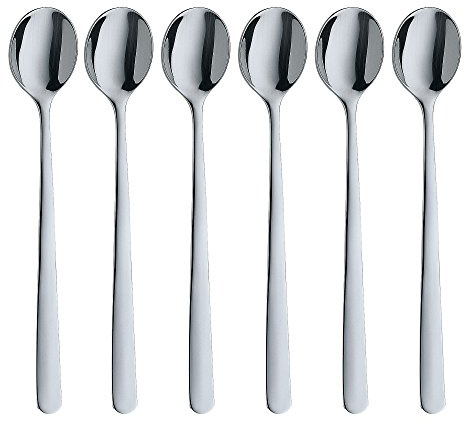 WMF Bistro Latte Macchiato Spoons, Stainless Steel, Set of 6