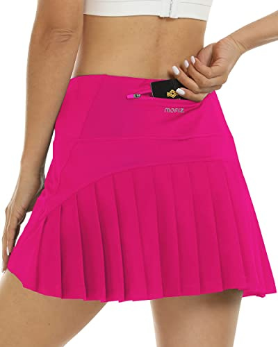 Falda Tenis Rosa Mujer Faldas Deportivas Plisadas Verano Skirt con CordóN EláStico XL