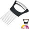 Zwiebelhalter Aus Edelstahl Mit Zinken,Edelstahl Zwiebelschneider Halter-Food Slice Assistant,Neuer Zwiebelscheibenhalter Aus Edelstahl, Zitronenschneider,Zum Schneiden Von Zitrone Kartoffeln Gurken