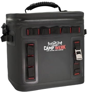 CAMPWERK 25L Kühltasche – Wasserdicht, isoliert & robust – Perfekt für Camping, Outdoor & Picknick