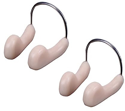 Mipcase 2stücke Schwimmnasenabdeckung Für Erwachsene Nasenschutz Für Schwimmen wasserdichte Nasenklammern Poolzubehör Wiederverwendbar Geeignet Für Süß Und Salzwasser