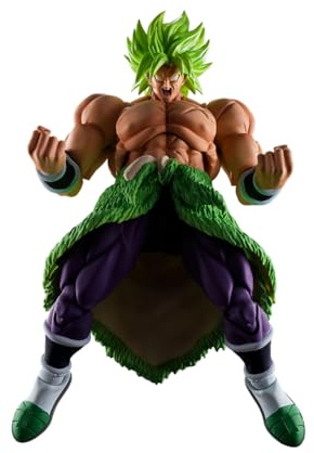TAMASHII NATIONS - Dragon Ball Super: Broly - Super Saiyan Broly Full Power (Reissue) S.H.Figuarts actionfigur | Dragonball Super 7 tums actionfigur S.H. Figuarts - Super Saiyan Broly Full Power Reissue