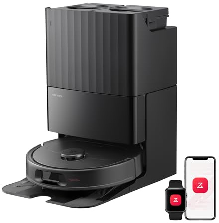 roborock Qrevo S Pro Robot Aspirapolvere Lavapavimenti (Migliorato da QV 35A), 18.500Pa, Autopulizia Panno 75°C, Asciugatura Aria Calda 45°C, Antigroviglio, Stazione Tutto in Uno, Modalità Tappeti