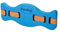 Fashy Unisex – Erwachsene Aqua Gürtel, Blau/Orange, M