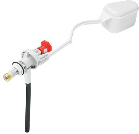 Wirquin 10724087 Chasse d'eau wc robinet flotteur à alimentation latérale F80, blanc