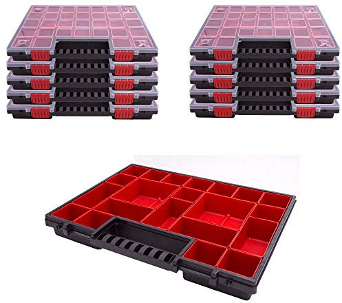 Sortimentskasten Kunststoff Sortimentsbox NORP 16 im 10er Set Maße ca.400x300x50 mm