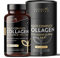 Premium Collagene Complex con Acido Ialuronico - Collagene di tipo I, II, III - Include collagene marino, curcuma e aloe vera - Formula avanzata - 90 capsule - Prodotto da Nutravita