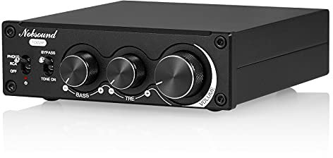 Nobsound 1002P Mini TPA3221 Stereo Digital Power Amplifier MM Phono/Home Turntable Amp 100W ×2