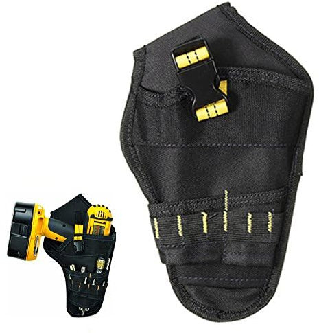 Heavy-Duty Impact Driver Holster,Impact Driver Holster Drill Holster for Tools and Drill Bits(Black)