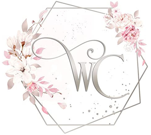 Wandaro Grandora DL446-11 Autocollant mural pour porte de WC avec fleurs I Motif 11 I Sticker mural pour salle de bain Motif roses