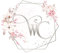 Grandora Türaufkleber WC mit Blumenranke I Motiv 11 I Wandsticker selbstklebend Bad Wandaufkleber Toilette Wandtattoo Badezimmer Aufkleber Rosen DL446-11
