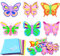 12 Schmetterling Bastelset Kinder ab 5 6 7 8 9 10 12 Jahre Moosgummi Bastelset Kinder Dino Bastelsets Basteln Kinder Mit Wackelaugen Selbstklebend Basteln Kindergeburtstag Geschenke für Mädchen Junge