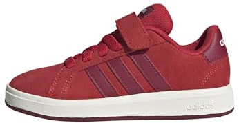 Adidas Unisex - Bambini Grand Court 00s Shoes Children, Collegiate Red/Collegiate Burgundy/off White, 30 EU
