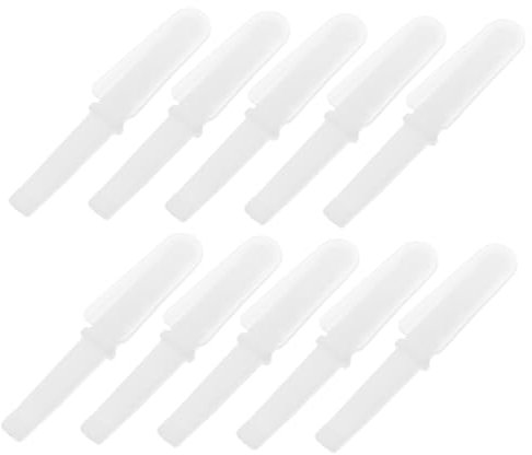 BESPORTBLE 10stücke Austauschbare Köpfe Honig Schaben Paste Stift Gelee-extraktionsstift Imkerwerkzeuge Bienenzucht Zubehör Wabenschaber Honigwerkzeug