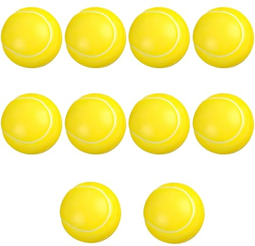 Sponge Ball, Foam Tennis Balls, Yellow Mini Foam Balls For Kids' Games Indoor Outdoor Sports For Kids Boys & Girls