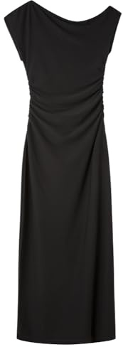 Springfield Nueva Camisa De Estructura con Bordado De Árboles, Negro, L